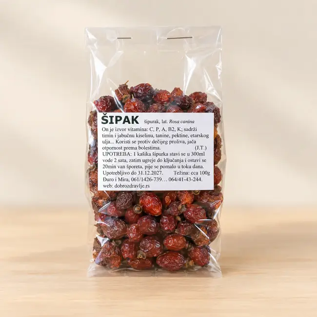 Čaj od šipka (šipurka) | 100g