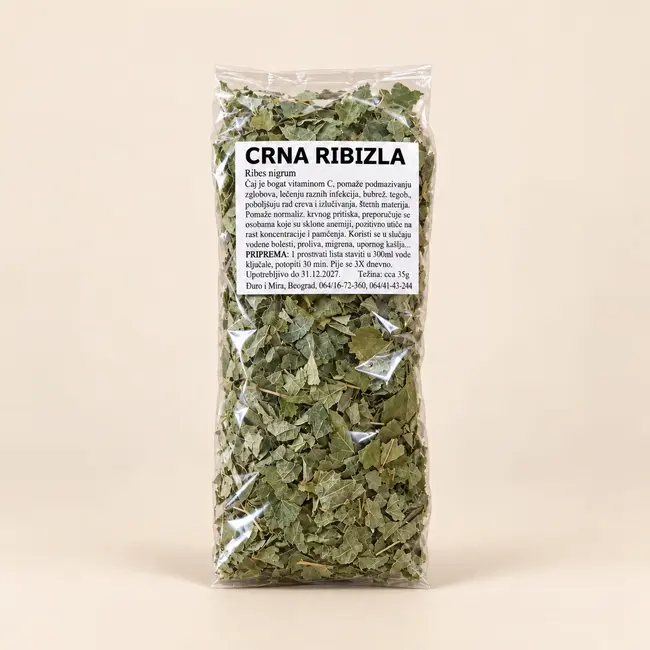 čaj od crne ribizle